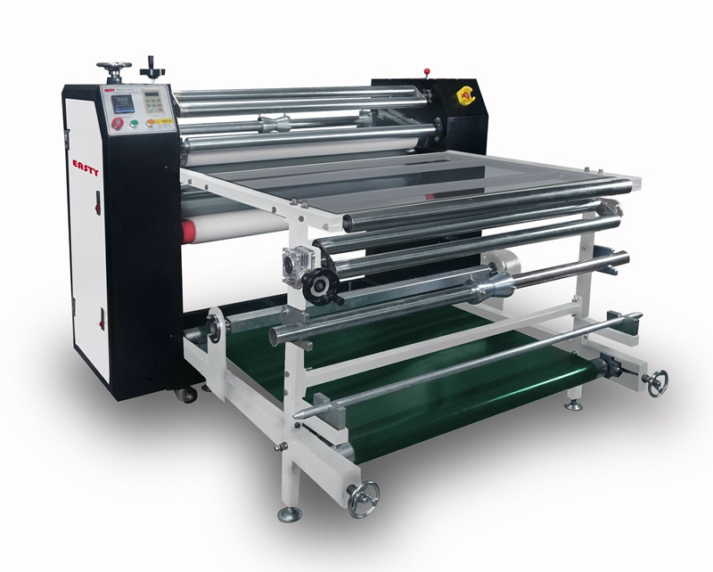 1.2m 1.7m Roll to Roll dye sublimation rotary oil Calender heat press machine