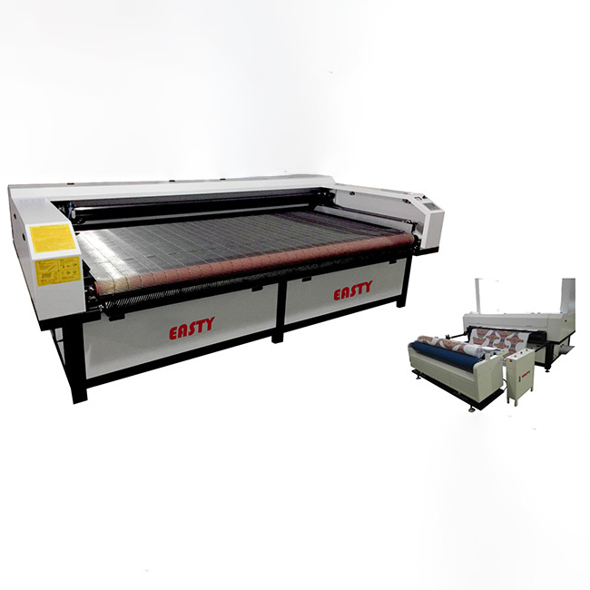 Fabric Laser Cutter | Textile Laser Cutting Machine for sportswear wide format cloth cutting Easty LC best cutter