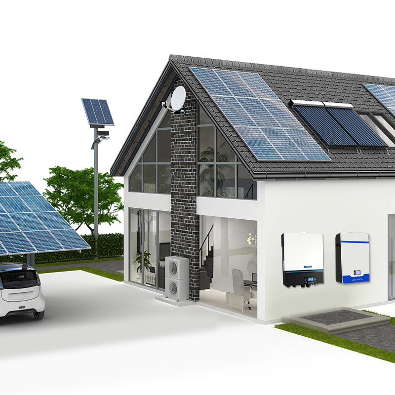 Two MPPT Double Output 2 PV 5.5KW 48V Off Grid Inverter 150A Solar Charger Max 11Kw Voltronic Axpert Hybrid Solar Inverters