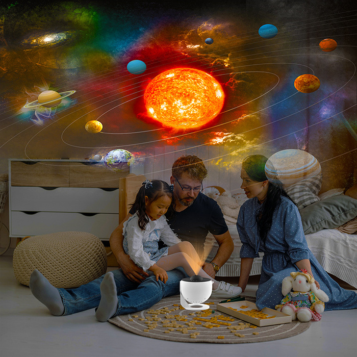 Mars Space Lamp Stereo Projector Lamp Creative Gift Romantic Atmosphere Lamp Bedroom Night Light