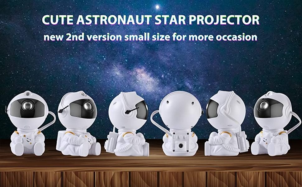 Starry Night Creative Bedroom Atmosphere Nebula Aurora Space Astronaut Projector Child Projector Lamp