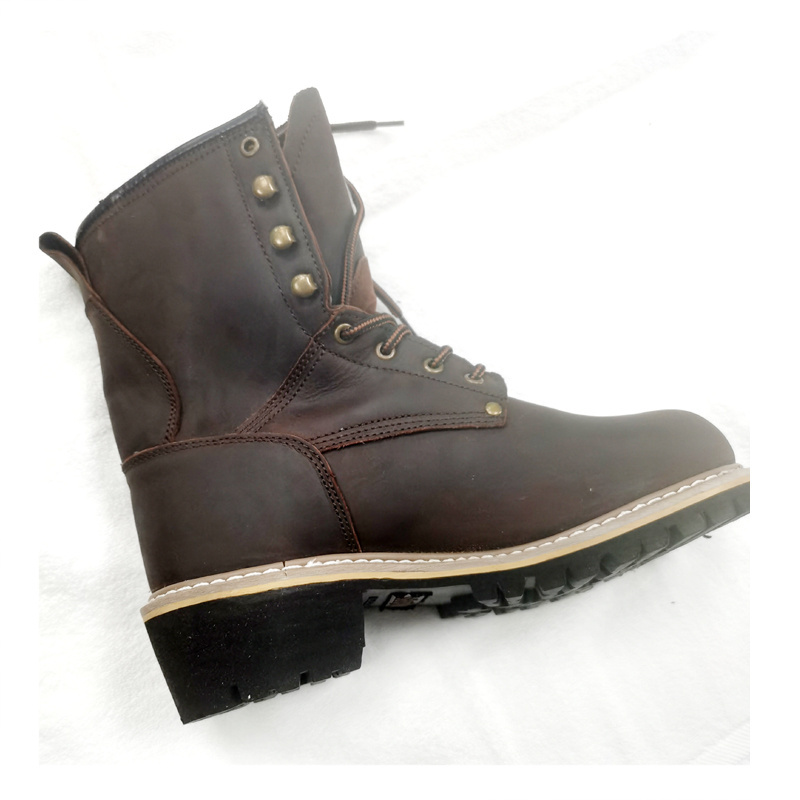 Free samples with factory price for china custom shoes work men safety boots leather cat work boots on one station service