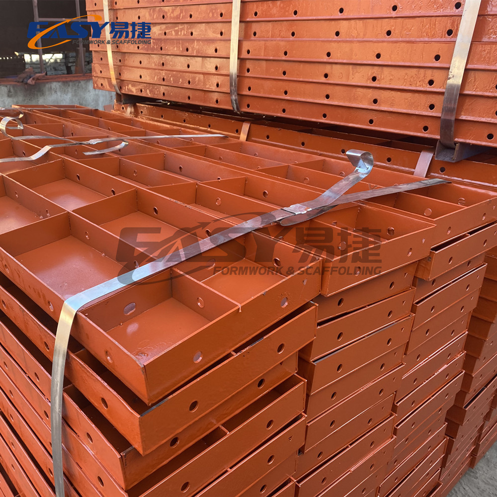 EASY Construction Materials Reusable Q235 Steel Metal Wall Slab Formwork for Building