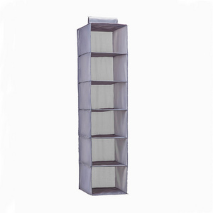 10 Shelves Polyester Drawer Type Foldable Wardrobe Wall Hanging Organizer Shelves Clothing Storage Closet