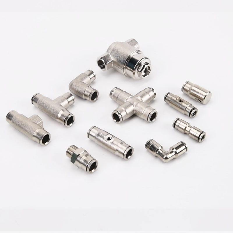 3/8'' Brass slip lock connector quick connecting connector for high pressure mist system Mist cooling system