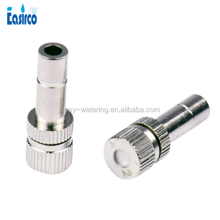 Slip Lock Low Pressure Mist Nozzle 8mm plug quick-connect nozzle mist cooling nozzle. Mist cooling products