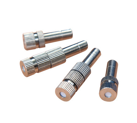 Brass sprayer slip lock mist nozzles quick connecting mist nozzles. nozzle with filter fog machine parts