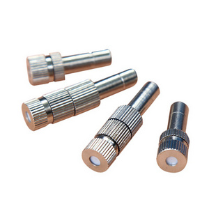 Brass sprayer slip lock mist nozzles quick connecting mist nozzles. nozzle with filter fog machine parts