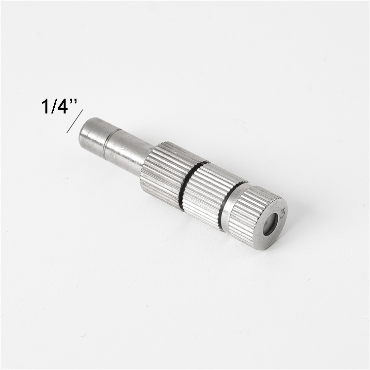 1/4'' Brass sprayer slip lock mist nozzles quick connecting mist nozzles. nozzle with filter fog machine parts