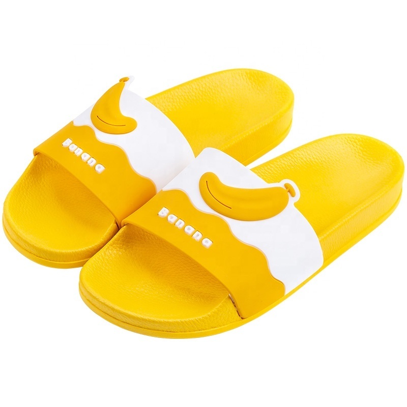 2020wholesale Footwear PVC New Flat Slides Mules Women Slippers Casual Thailand Fruit sandals Shoes