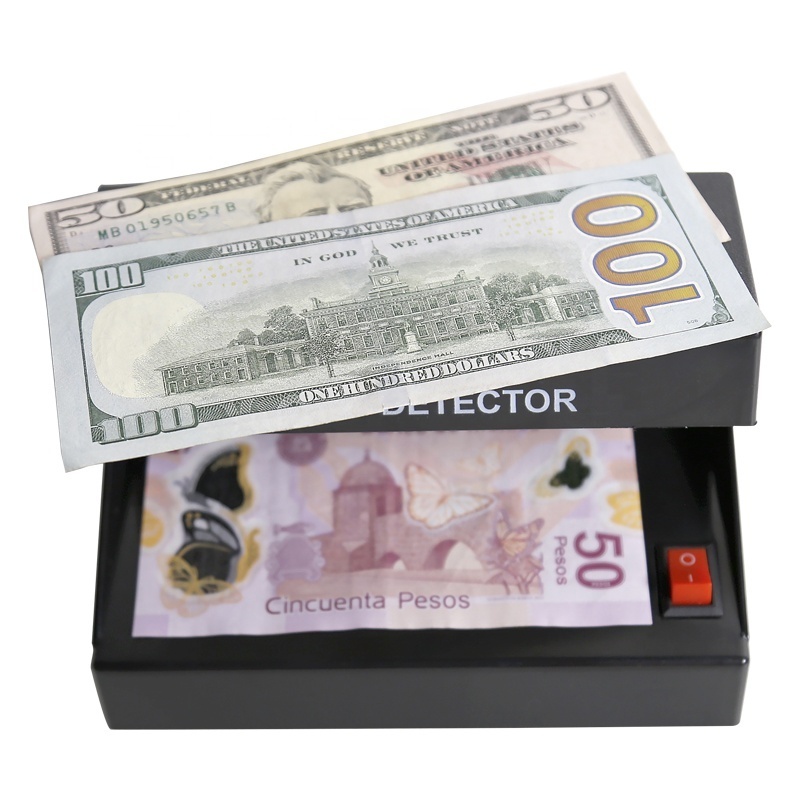 DC-118AB Quick and Accurate Money Detector with UV Lamp Banknote Validator Automatic Currency Counterfeit Detector