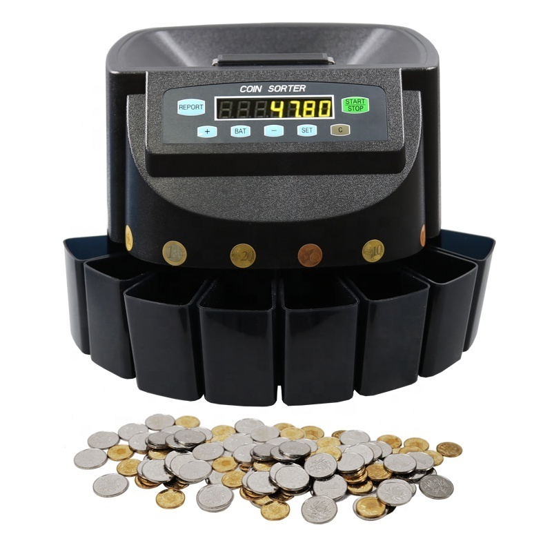 CS-5502 Bank Machine Coin Counter Machines Commercial Plastic Coin Sorter money counting machine Coin counters & sorters