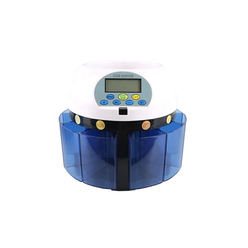 CS-6500 Widely Used  Digital Coin  Counter And Sorter  Automatic Coin Sorter money counting machine Coin counters & sorters