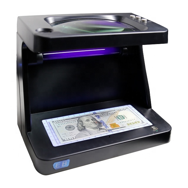 DC-107EB Multi-role Portable Measurable  UV Money Detector Verification Credit Cards Passports And Other Id Documents