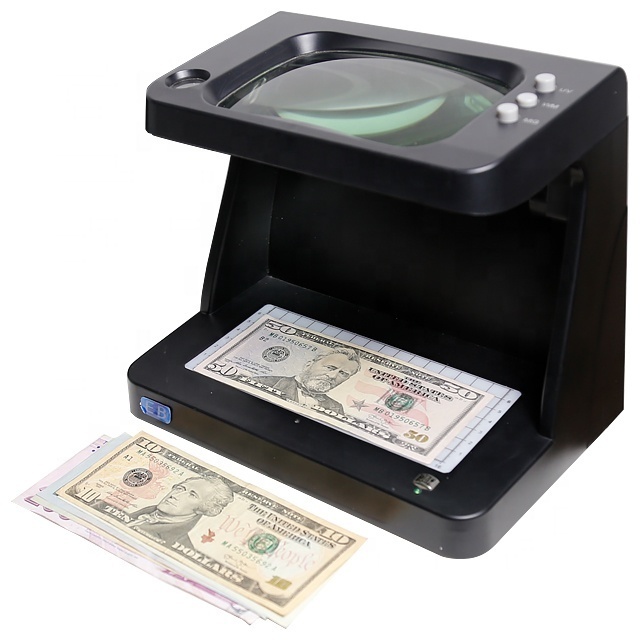 DC-107EB Multi-role Portable Measurable  UV Money Detector Verification Credit Cards Passports And Other Id Documents