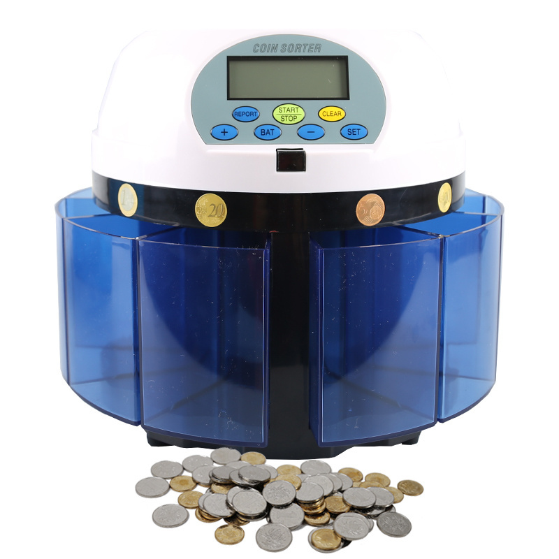 CS-6500 Coin Counters & Sorters Up To 650 coins/min Automatic International contador de monedas coin sorter counter