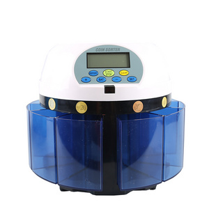 CS-6500 Commercial Portable Coin Counter Sorter Machine High-Speed Plastic Coin and Money Counter