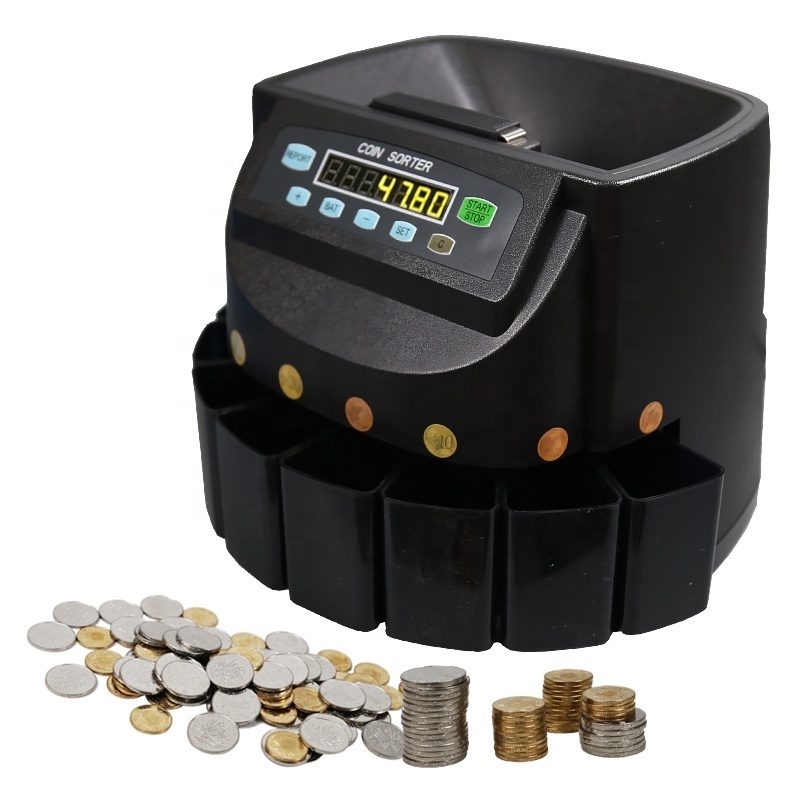 CS-5502 Bank Machine Coin Counter Machines Commercial Plastic Coin Sorter money counting machine Coin counters & sorters