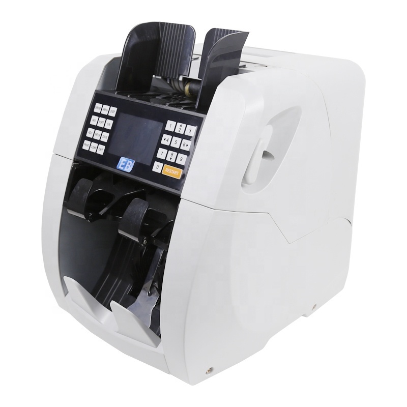 BS-8800 CIS 2 Pocket Mixed Denomination Money sorter Currency Discriminator Counter Automatic counting and detecting