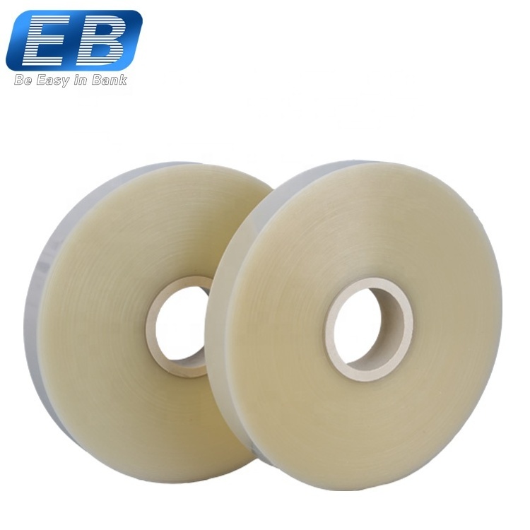 Opp Tape Roll Hot Melt OPP Tape for Banding Strapping Machine Packing Tape Strapping Band Money Band OPP-30-50-0.1 Waterproof EB