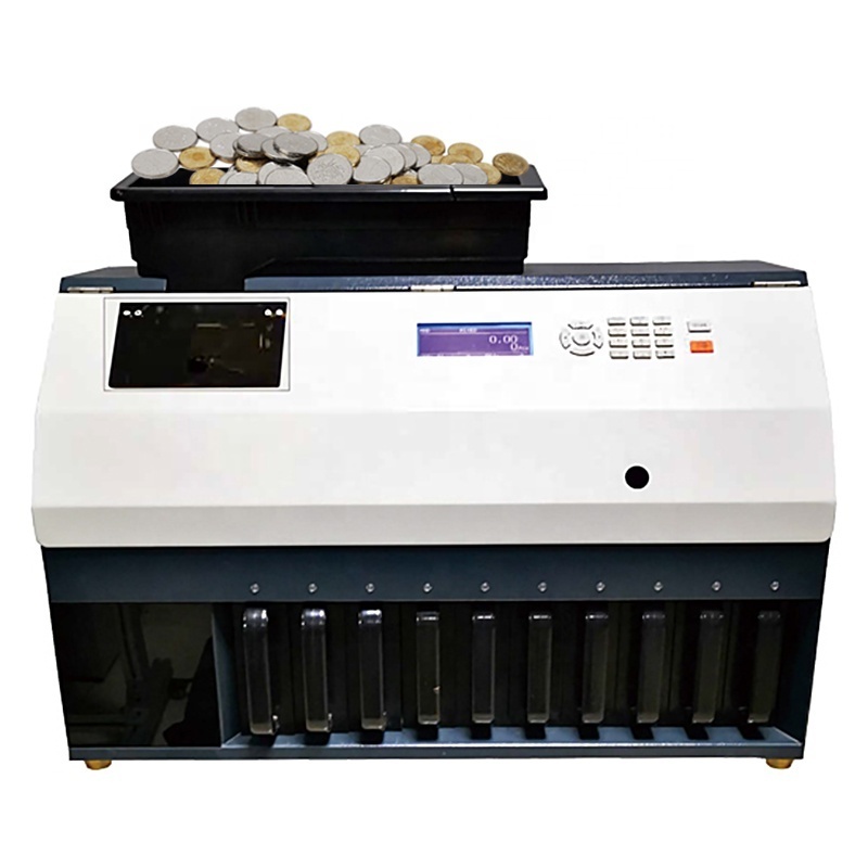 CS-910 Digital Coin Counter with Electronic Coin Sorter Connect Computer And Printer coin counting machine malaysia