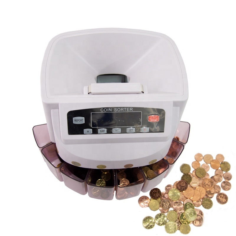 CS-5503 Eur Automatic Coin Sorter/Money counting coin Israeli shekel counter sorter bank commercial coin counter machine