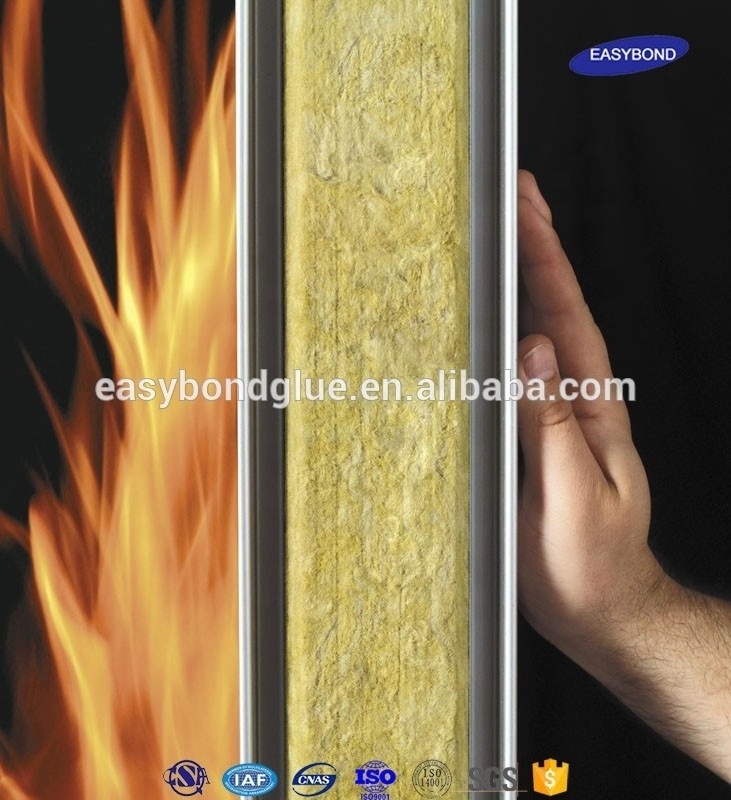 heat insulation glue for galvanized steel sheet to rock wool