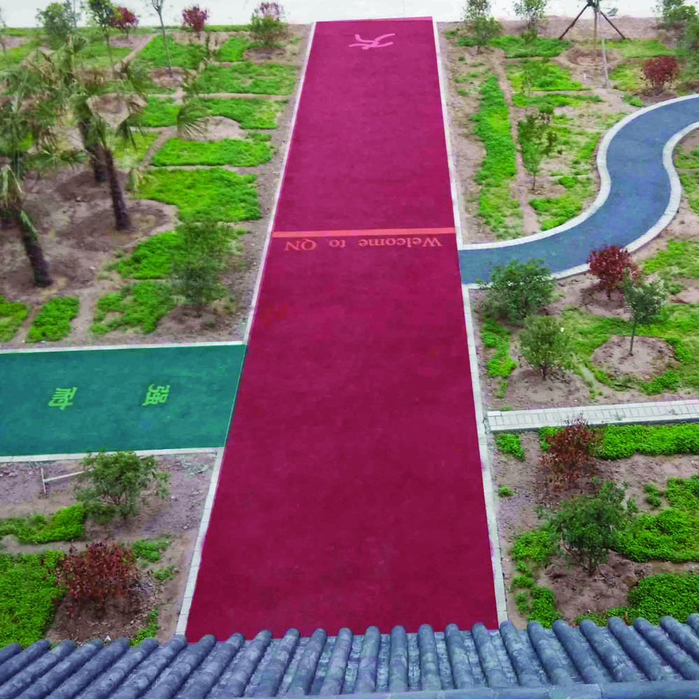 asphalt cement surface color sealer coating change asphalt color become blue red yellow