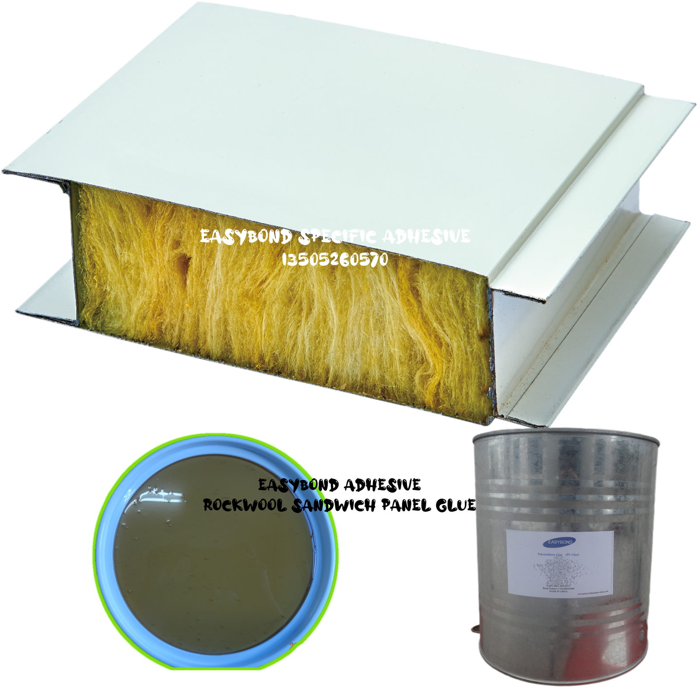 Polyurethane glue laminating adhesive eps composite panel sandwich glue