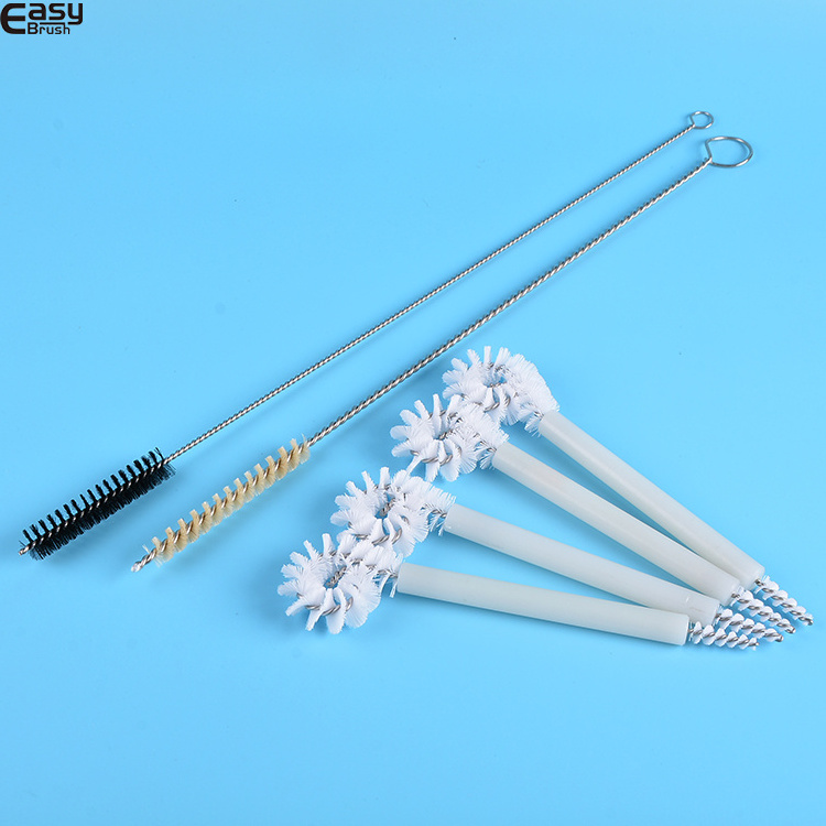 Medical instrument double ended channel cleaning brush