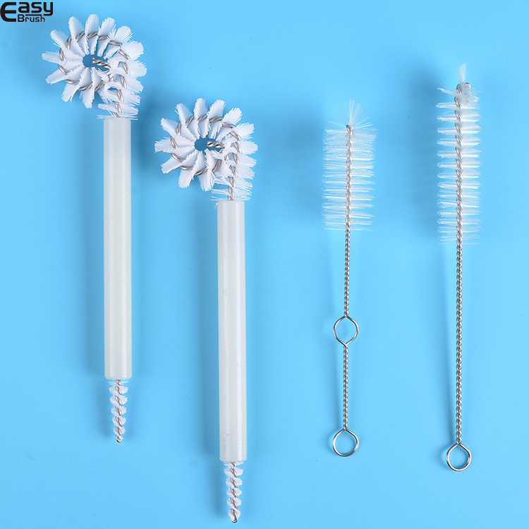 Medical instrument double ended channel cleaning brush