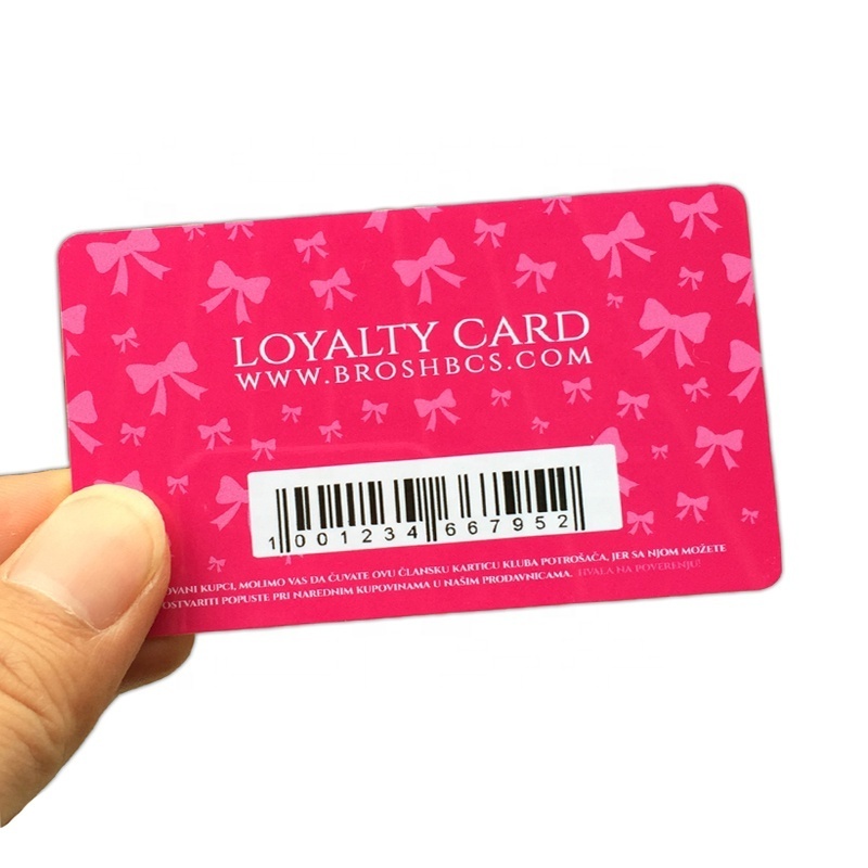 Customized printing plastic PVC VIP loyalty membership card with nice price