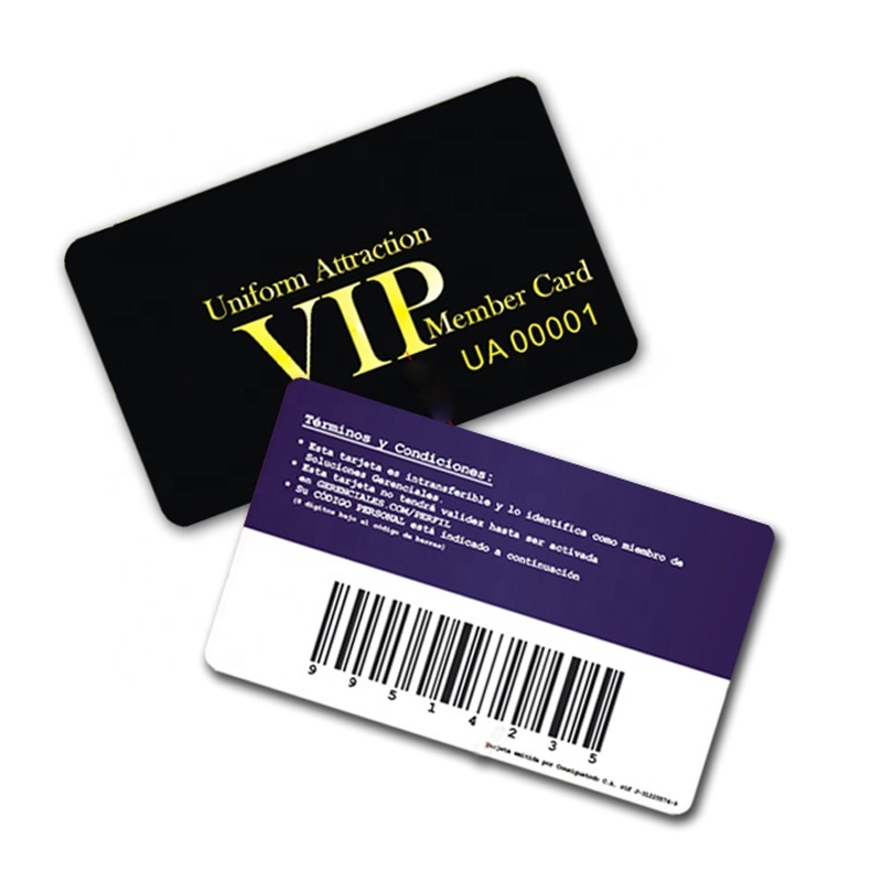 Customized printing plastic PVC VIP loyalty membership card with nice price