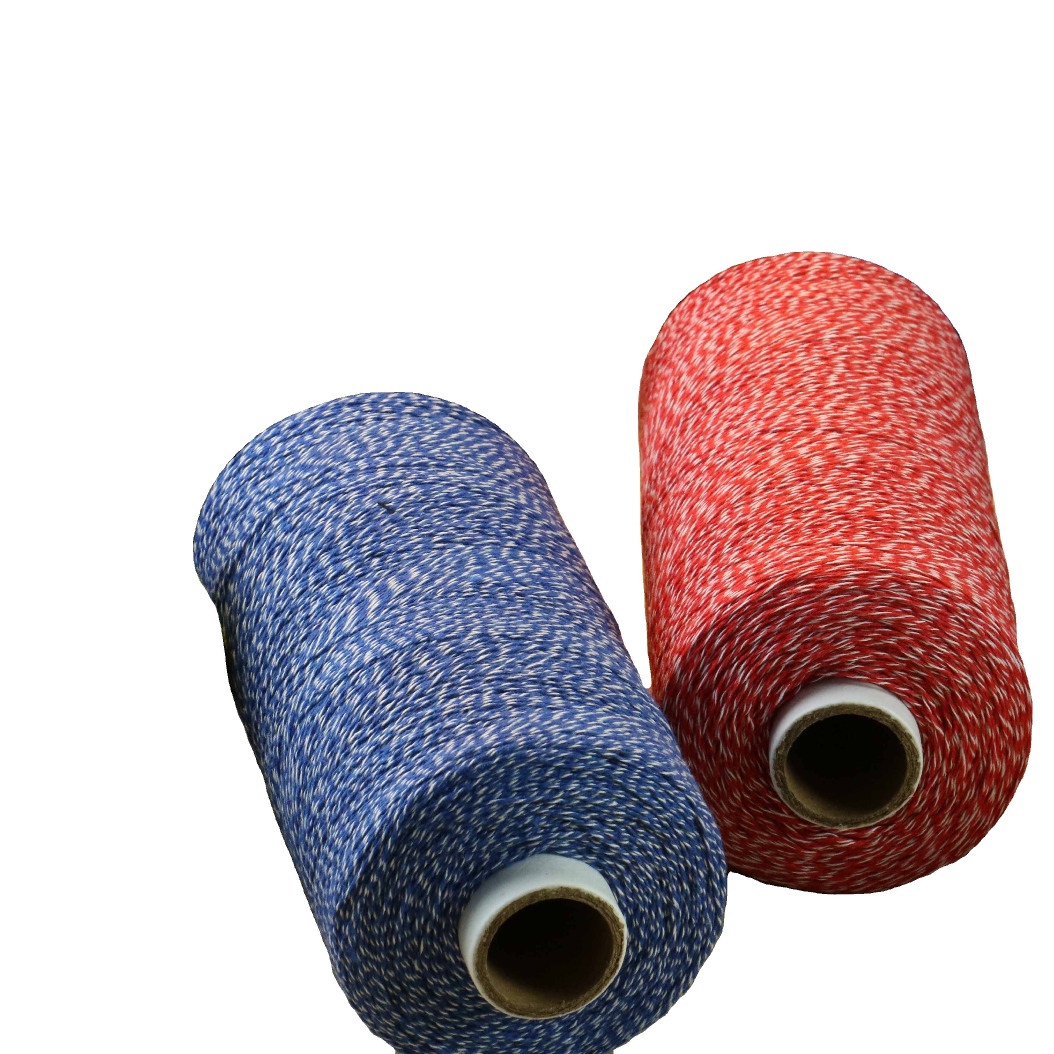 Competitive Price Customized Color  3ply Open End Regenerated Premium Cotton Twisted Yarn