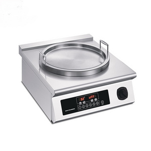 Commercial Stainless Steel Grill Platie Griddle Pan Multifunction Table Top Cooker Stove Electric Induction Cooker