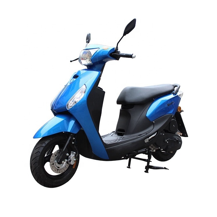 New Design Gas Scooters 125cc for Adult City Bike Moped Gas Scooter for Sale with Pedals