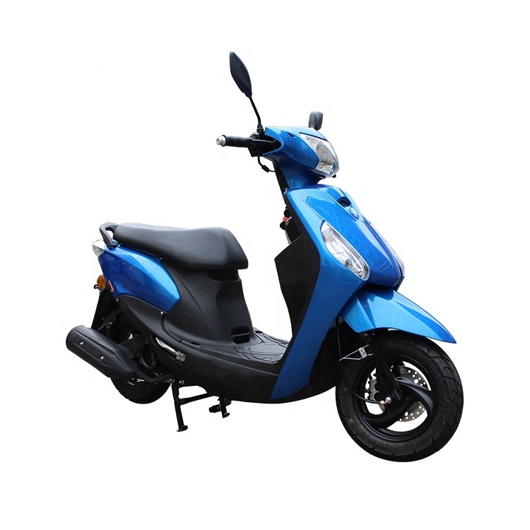 New Design Gas Scooters 125cc for Adult City Bike Moped Gas Scooter for Sale with Pedals