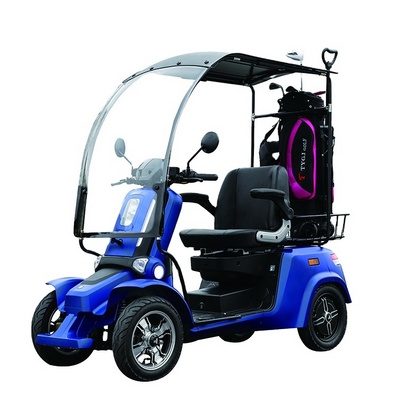 Hot Sale Long Range Electric Mobility Scooter City Electric Elder Courtesy  car With Roof