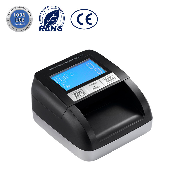 EC330 High speed detection Euro Mixed value counter Banknote money counter bill  detector