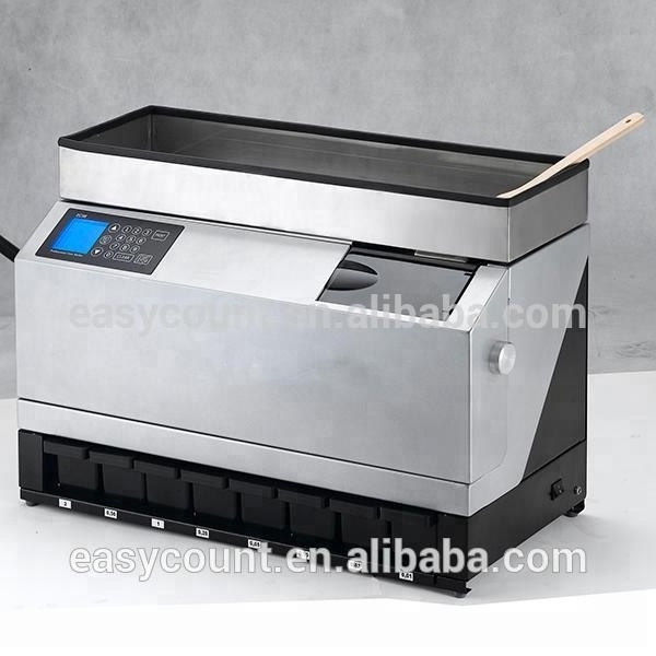 EURO EC98 Mixed Automatic Coin Sorter with 8 Denominations Coin Counter in 1000coins/m