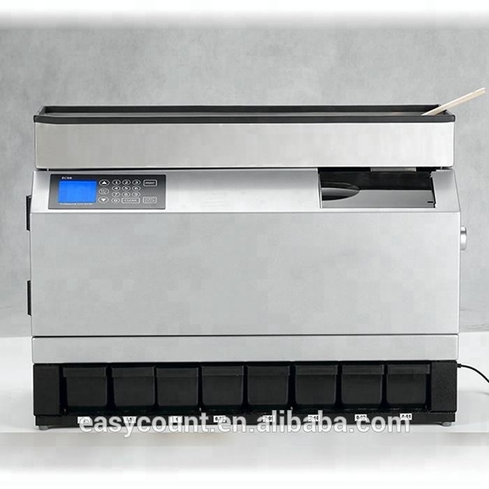 EC98 EURO  Automatic Coin Sorter counting machine with sorter in  1000 pcs /min