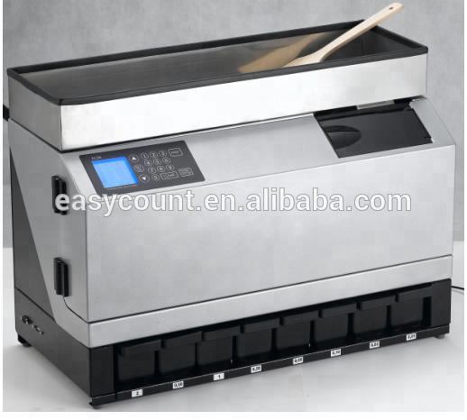 EC98 Automatic Euro/Canadian/TRY Coin Sorter county speed 1000 pcs /min