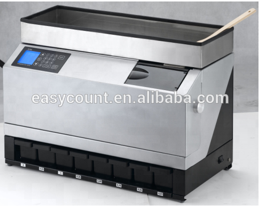 EC98 Automatic Euro/Canadian/TRY Coin Sorter county speed 1000 pcs /min