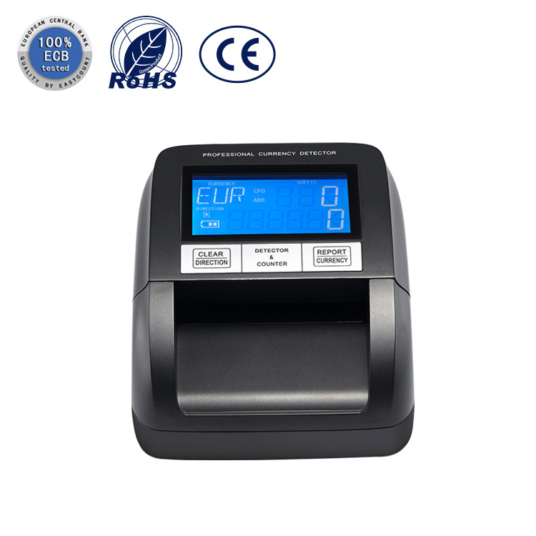 EC330 High speed detection Euro Mixed value counter Banknote money counter bill  detector