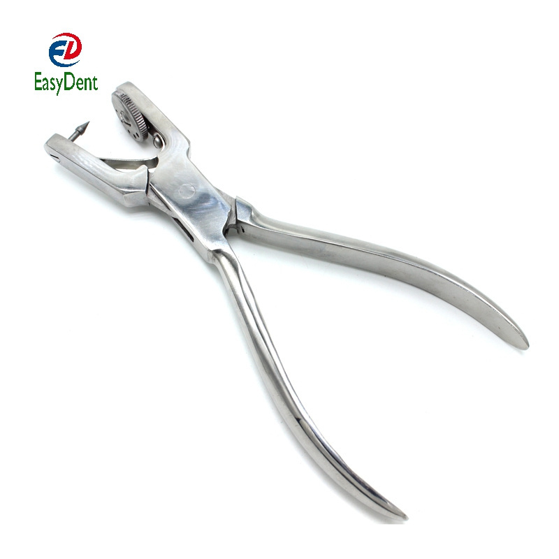 Teeth Care Dental Rubber Dam Set Perforator Puncher Pliers for Dentist Orthodontic Lab Equipment Split Ring Forceps Instrument