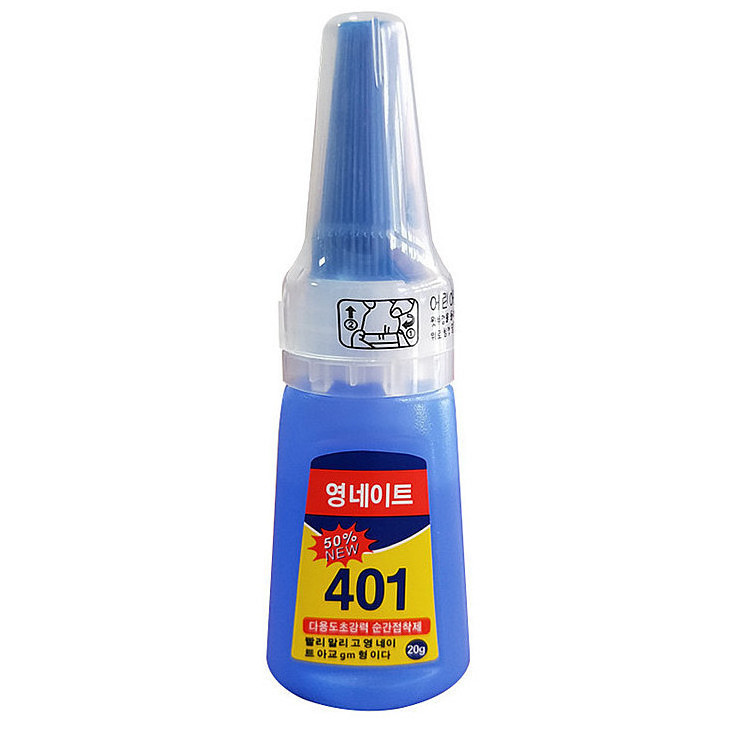 wholesale strong 401 super glue quick dry acrylic white 20g nail glue