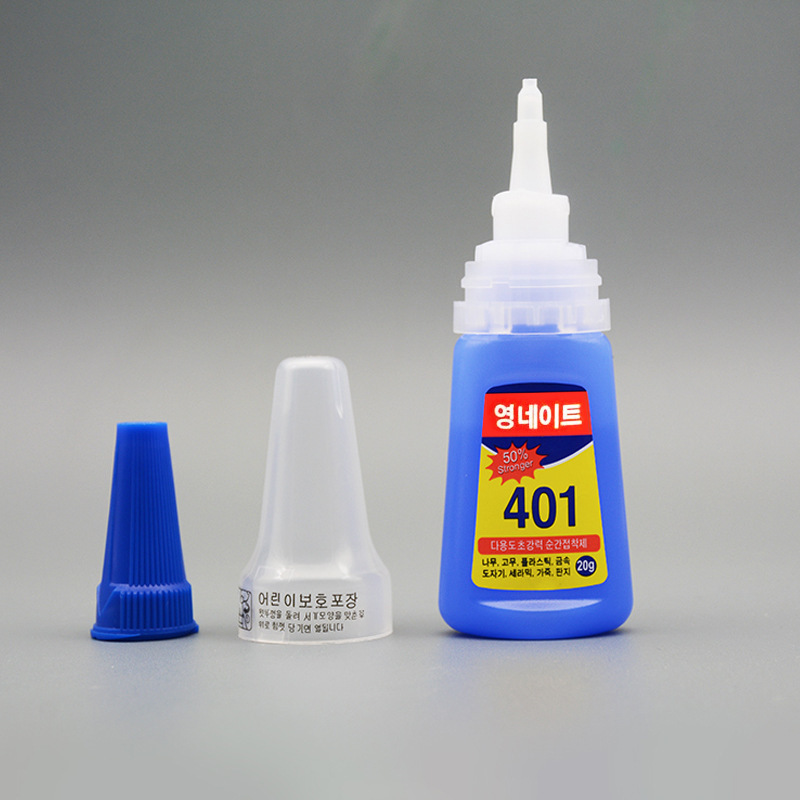 wholesale strong 401 super glue quick dry acrylic white 20g nail glue