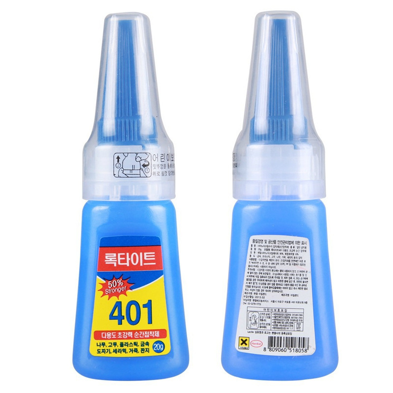 wholesale strong 401 super glue quick dry acrylic white 20g nail glue