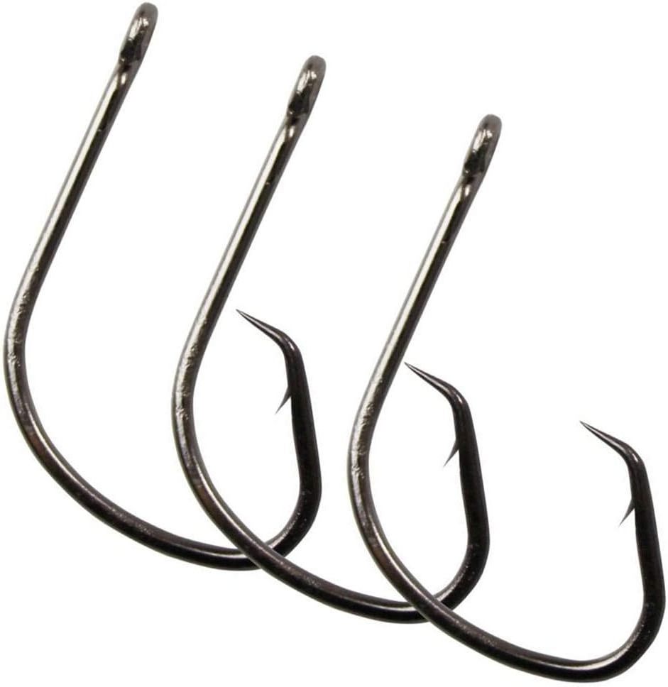 Fishing Hook 7381 Black Nickle  high carbon steel Fishhooks Saltwater Sport Circle Fish Hooks Wholesale Price Fishing Tackle