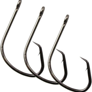 Fishing Hook 7381 Black Nickle  high carbon steel Fishhooks Saltwater Sport Circle Fish Hooks Wholesale Price Fishing Tackle